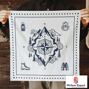 Collection en gros de foulards carrés à col carré, doux au toucher de soie, avec motifs imprimés personnalisés de pointe, utilisables comme foulards de tête, hijabs et châles de mode - Product Image 6