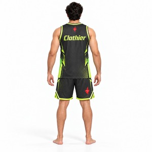 Conjunto de uniforme de baloncesto, camiseta personalizada para equipo, pantalones cortos, ropa deportiva transpirable de secado rápido para jugadores, entrenamiento, partidos, liga - Product Image 2