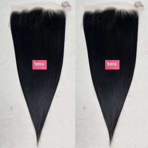 Extensiones de Cabello Humano Liso con Frontal de Encaje HD 13x4 13x6 Transparente de Oreja a Oreja para Mujer, 100% Cabello Virgen Vietnamita - Product Image 1