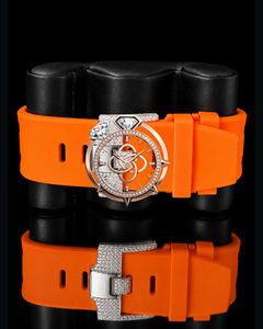 Reloj de Lujo con Diamantes Moissanite para Hombre, Reloj de Pulsera de Acero Inoxidable - Product Image 4