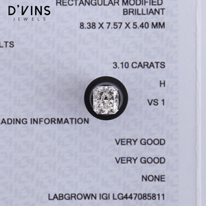 D'vins Jewels Diamant de laboratoire en vrac taille Radiant 1 carat, couleur D, origine Surat, prix par carat, pour la fabrication de bijoux en gros - Product Image 4