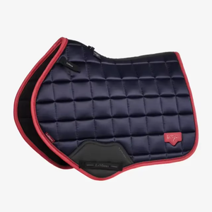 Luxury Orange Horse Dressage Saddle Pad Soft Fleece Foam Filled Leather Finish Lightweight Custom Logo <b>Equestrian</b> Gear - Product Image 5