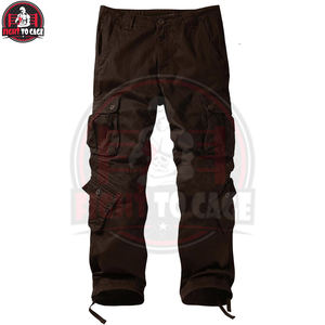 Pantalones Cargo Marrones de Algodón 100% de Alta Calidad para Hombre, Cómodos, Última Moda, Servicio OEM ODM, Hechos en Pakistán, Venta al Por Mayor de Ropa Urbana Informal - Product Image 2