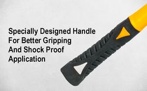 Eastman Cast Forge LTD. Industrial Grade E-3006 Sledge <b>Hammer</b> En-8 Steel Red+Black Fibre Handle 3-Year Warranty Customized OEM - Product Image 6