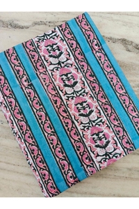 Tela de Algodón Hecha a Mano al por Mayor, Tela Estampada a Mano Sanganeri de Jaipur, Material en Bruto para Confección de Vestidos - Product Image 6