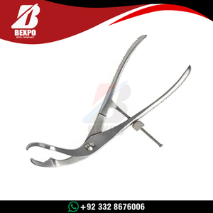 Pinza de sujeción ósea de acero inoxidable para instrumentos médicos, mini placa, curvada, 13.5cm, ortopédica quirúrgica, certificación CE, la más vendida - Product Image 4