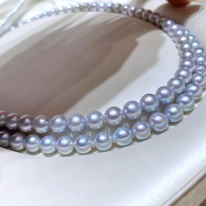 Collar de Perlas de Mijo Trenzadas Estilo Vintage Elegante de 4-4.5mm, Venta al Por Mayor del Fabricante, Extensión Elegante - Product Image 4