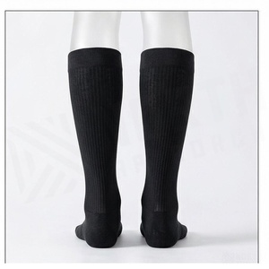 North Approach <b>Knee</b> <b>High</b> 5 Toe <b>Socks</b> Breathable Outdoor Hiking <b>Socks</b> for Adults Autumn Season Solid Black Knitted - Product Image 2