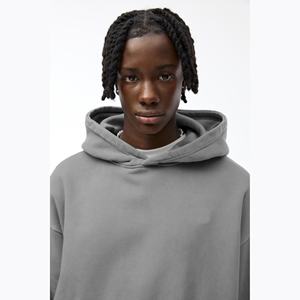 Chándal de lavado ácido para hombre de algodón 100%, conjunto de Jogger transpirable de dos piezas, chándal lavado en la calle con ajuste cómodo - Product Image 3