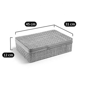 <b>Vintage</b> Unique High Quality Bamboo Storage <b>Boxes</b> Handmade Woven Bamboo Rectangle <b>Boxes</b> in Viet Nam - Product Image 5