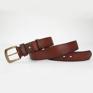 Cinturón de Cuero para Hombre, Talla y Color Personalizados, Hebilla OEM, Calidad de Exportación, Proveedor Hecho en Pakistán - Product Image 4