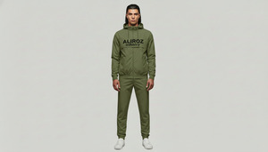 Survêtements de sport coupe-vent, couleur unie, légers, ensemble deux pièces, jogging, survêtement de qualité supérieure - Product Image 5