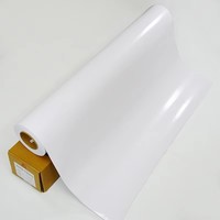 Rouleau de Vinyle Autocollant PVC Haute Brillance Imprimable à Forte Adhérence pour Impression Jet d'Encre - Matériaux d'Impression en Gros