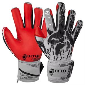 Gants de gardien de but de football professionnels, paume avant en latex Giga de 4 mm, dos en caoutchouc injecté, enveloppe du pouce, roulement négatif, design personnalisé - Product Image 1