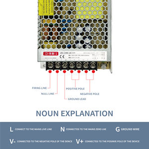 مزود طاقة فائق النحافة من سلسلة LRS بقوة 150 واط و12 فولت تيار متردد/مستمر مع شهادة BIS وكفاءة 88% للإضاءة بتقنية LED - Product Image 3
