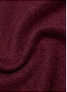 Sweat-shirt col rond bordeaux pour femme TRIBON SPORTS, mélange de coton, coupe classique, manches longues, tricoté, couleur unie, toutes saisons - Product Image 5