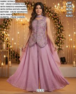 Aarini Bandhani Kurta Traditionnelle Festive pour Femmes, Longue, Séchage Rapide, pour Fête, Mariage et Diwali - Product Image 4