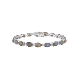 Pulsera Leboright y Cz en Plata de Ley 92.5 KLSB-20137 - Product Image 1