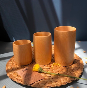 Vaso Reutilizable de Bambú Sostenible, Taza Natural para Café, Té, Agua, Jugo y Actividades al Aire Libre - Product Image 5