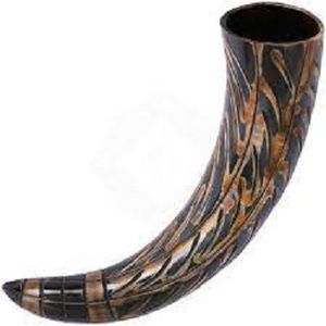 Nuevo Cuerno Vikingo para Beber con Diseño Tallado, el Más Vendido, con Logotipo, Auténtico, Apto para Alimentos, Sin Fugas, Cuerno Vikingo Nórdico para Cerveza - Product Image 1