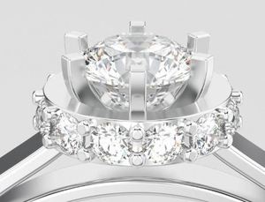 Bague Halo Moderne Ajustable de Haute Qualité pour un Confort Quotidien – Exportateur Indien au Meilleur Prix - Product Image 2