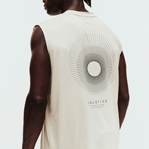 Camiseta Personalizada sin Mangas para Hombre, Impresa, de Secado Rápido, 100% Algodón, para Gimnasio y Uso Casual, Fabricante de Ropa OEM - Product Image 4