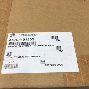 วาล์ว AMAT 3870-01355 H VAC Rtang 1-1/2" Conflat - อุปกรณ์และอะไหล่เซมิคอนดักเตอร์ระดับโลกที่เชื่อถือได้ - Product Image 1