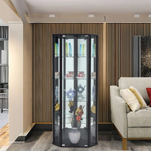 Vitrina Esquinera de Lujo Estilo Europeo para Oficina y Sala de Estar TMG-G28 con Iluminación LED - Product Image 1