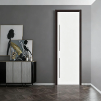 Portes intérieures en bois massif de haute qualité, résistantes à l'humidité, modernes, insonorisées et isolantes thermiquement, pour hôtels, villas, appartements, projets scolaires