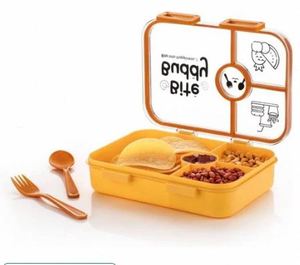 Lightweight T Multi <b>Compartment</b> Tokyo Bento <b>Box</b> Separate Food Items For <b>Lunch</b> snacks And fruits At Bulk Price - Product Image 4