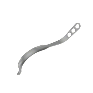 Elevador de codo femoral curvo con punta roma de 12.12 mm, instrumento quirúrgico óseo, herramienta ortopédica con mandíbula de 10 mm de ancho y 26 mm de longitud. - Product Image 4
