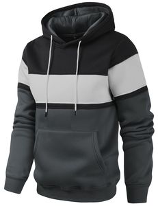 100% Cotton Winter Men's Half Zip Hoodie with Velour <b>Fabric</b> Oversized Fit Color Blocking Design-OEM Service Available - Product Image 4