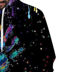 Sweat à capuche personnalisé en polaire polyester 350 GSM pour homme, pull épais et chaud pour l'hiver, streetwear de haute qualité, marque de renom - Product Image 6