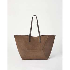 Sacs à main de luxe pour femmes en cuir de buffle véritable, grande capacité, fermeture éclair, couleur noire, impression de logo personnalisé, sacs de shopping - Product Image 2