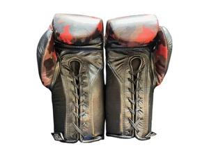 ถุงมือชกมวยหนังแท้พรีเมียมสไตล์เม็กซิกัน รุ่น No Boxing No Life ลายพราง ระบายอากาศได้ดี สำหรับผู้ใหญ่ ใช้ฝึกซ้อมและต่อยมวย - Product Image 5