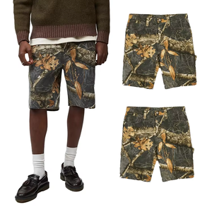 Shorts Bermuda Camouflage Homme avec Poches Séchage Rapide Décontracté Sportswear Taille Mi-Haute Boutons Imprimé Polyester - Product Image 5