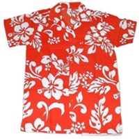 Desain Terbaru Kualitas Terbaik Kemeja Pantai Musim Panas Santai Berbahan Poplin 100% Poliester dengan Cetakan Bunga Hawaii Lengan Pendek dengan Harga Bagus