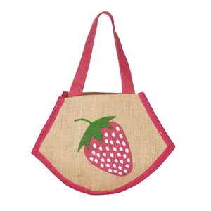 Fabricant de mini sacs cadeaux en jute écologiques personnalisés avec poignées Petit fourre-tout réutilisable pour faveurs de mariage sérigraphie en gros - Product Image 1
