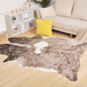 Natural Large Cowhide Cow Skin Leather Area Rug High Cow Hide Faux Fur Rug Cowhide Fur Rug for Living Room - Product Image 3