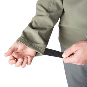 Veste Softshell Homme en Cuir Véritable Imperméable Respirante avec Fermeture Éclair, Doublure Polaire Légère, Idéale pour le Travail, la Randonnée et les Activités Tactiques - Product Image 3