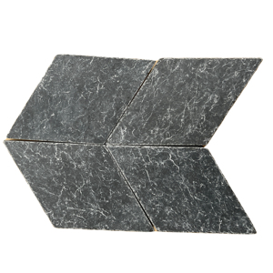 Prix le plus bas – Mosaïque en pierre bleue antique à chevrons, pavé en pierre naturelle pour la décoration de sols et murs extérieurs de jardins et patios - Product Image 1