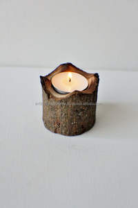 Eco-Friendly Durable Wooden Candle Stand <b>Scented</b> <b>Tealight</b> Votive Holder for Home Decoration for Christmas Holidays - Product Image 3