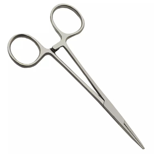 12.5cm Curved Stainless Steel Hemostatic Mosquito Forceps Hemostat Locking Surgical Mosquito Forceps needle holder OEM - Product Image 3