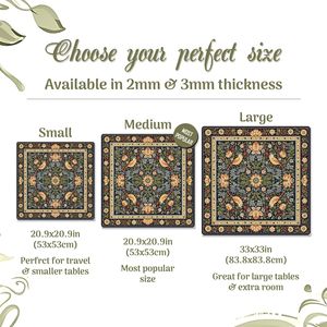 Tapis de Mahjong Strawberry <span class=keywords><strong>Thief</strong></span> William Morris, Accessoires de Mahjong, Tapis Floral, Housse de Protection de Table, EXPÉDIÉ Roulé - Product Image 2