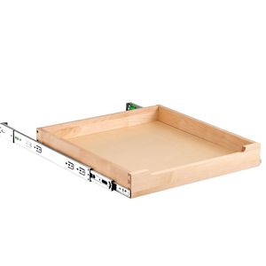 Organisateur de placard coulissant robuste 20 po L x 21 po P avec tiroir inférieur en bois à fermeture amortie et glissières de tiroir à fermeture douce - Product Image 5