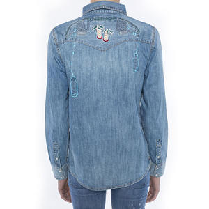 Camisas Vaqueras Casuales de Moda para Mujer, Camisas Vaqueras de Alta Calidad con Botones, Camisas Vaqueras Modernas para Mujer - Product Image 6