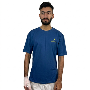 เสื้อยืดคอกลมแขนสั้นผู้ชายสไตล์สตรีท ผ้าฝ้ายแท้ 100% คุณภาพสูง ปี 2026 น้ำหนัก 220 กรัม ระบายอากาศได้ดี แห้งเร็ว - Product Image 1