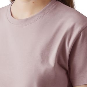 เสื้อยืดคอตตอนทรงเข้ารูปสำหรับผู้หญิง ขายส่ง แบบกำหนดเอง แขนสั้น สีพื้น เรียบง่าย แฟชั่นลำลอง เสื้อทีเชิ้ตสำหรับฤดูร้อน - Product Image 5