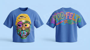 T-shirt tendance streetwear ample et décontracté en coton vintage 100% respirant à manches courtes style hip-hop pour l'été avec logo personnalisé - Product Image 2