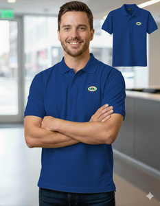 Camisa Formal para Hombre, Cómoda, de Algodón Suave, Tejido de Punto, Transpirable, de Manga Corta, con Diseño de Puntos - Product Image 5